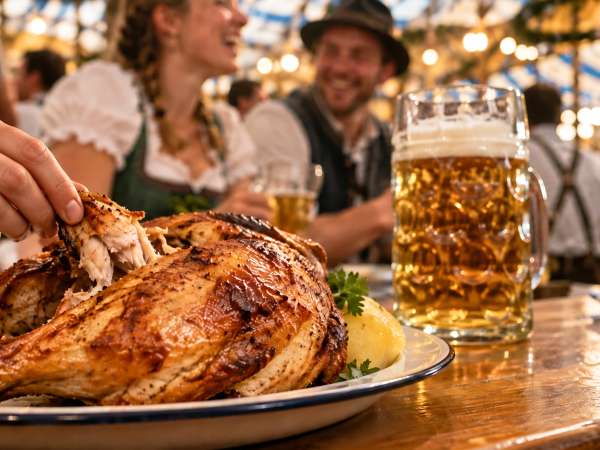 Más allá de las salchichas y los pretzels: qué se come realmente en el Oktoberfest