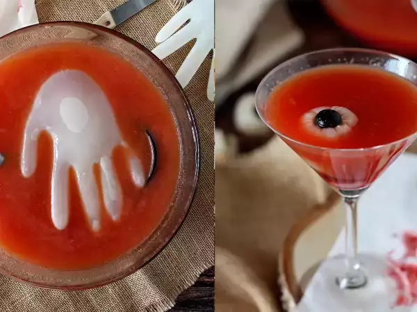 2 cócteles para Halloween que entran por los ojos: uno con alcohol y otro sin
