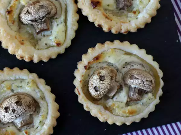Estas tartaletas de setas son perfectas para el aperitivo de Halloween