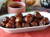 Albóndigas en freidora de aire con salsa agridulce estilo barbacoa: la receta fácil e irresistible perfecta para cena y aperitivo (lista en menos de 30 minutos).