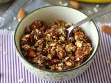 Artículos: Esta granola crujiente se prepara en 15 minutos y sin encender el horno