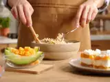 Artículos: Menú diario, 4 de julio: ensalada refrescante, pasta cremosa y oranais de albaricoque