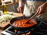 Artículos: Menú vegetariano, 6 de julio: Gazpacho de sandía, pimientos fritos rellenos y sándwich de helado casero
