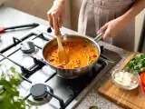 Artículos: Menú vegetariano, 25 de julio: Vasitos de remolacha, huevos estrellados con patatas y pimientos y batido de plátano y vainilla