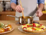 Artículos: Menú vegetariano, 29 de julio: bretzels crujientes, garbanzos sabrosos y tartaleta de frutas en forma de estrella