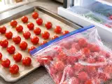 Artículos: Cómo congelar tomates cherry para cocinar en invierno sin que se peguen entre sí