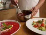 Artículos: Menú diario, 9 de agosto: sopa fría de fresas, ensalada de cuscús y bizcocho fondant de chocolate