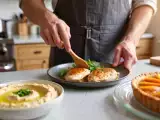 Artículos: Menú diario, 10 de agosto: hummus libanés, solomillos de pollo al horno y tarta de melocotón