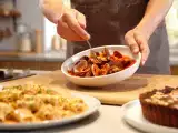 Artículos: Menú diario, 11 de agosto: delicias de almejas, pasta cremosa y tarta de nueces