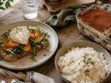 Artículos: Menú vegetariano, 12 de agosto: tostas de melocotón, arroz basmati y tiramisú italiano