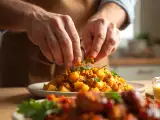Artículos: Menú diario, 22 de agosto: delicias indias, pollo agridulce y mousse de limón