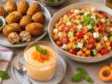 Artículos: Menú diario, 26 de agosto: croquetas de atún, ensalada de cuscús y mousse de albaricoque