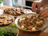 Artículos: Menú diario, 10 de septiembre: higos al horno, ensalada mediterránea y palmeras de chocolate