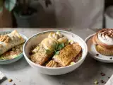 Artículos: Menú diario, 16 de septiembre: empanadas de roquefort, salmón a la plancha y cupcakes de capuccino