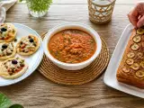 Artículos: Menú diario, 18 de septiembre: mini pizzas en sartén, guiso de lentejas y bizcocho de plátano sin azúcar