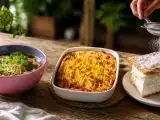 Artículos: Menú diario, 22 de septiembre: sopa vietnamita, cottage pie y milhojas de merengue