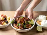 Artículos: Menú diario, 27 de septiembre: delicias de patatas, pollo y pastelitos de yogur