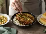 Artículos: Menú vegetariano, 3 de septiembre: Zarangollo murciano, berenjena empanada y sobaos pasiegos