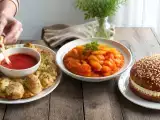 Artículos: Menú vegetariano, 22 de septiembre: coronas de mozzarella, patatas al tomate y tarta tropézienne
