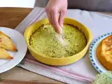 Artículos: Menú vegetariano, 30 de septiembre: Samosas de feta y cebollino, tortilla de calabacín y tarta con 1 huevo