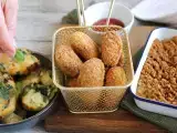 Artículos: Menú vegetariano, 20 de octubre: Galletas saladas, nuggets de tofu y crumble de manzana