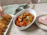 Artículos: Menú diario, 7 de octubre: croquetas de jamón, sardinas en escabeche y tarta de petit suisse