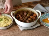 Artículos: Menú diario, 19 de octubre: puré de chirivía, ternera bourguignon y tartaleta dulce de calabaza