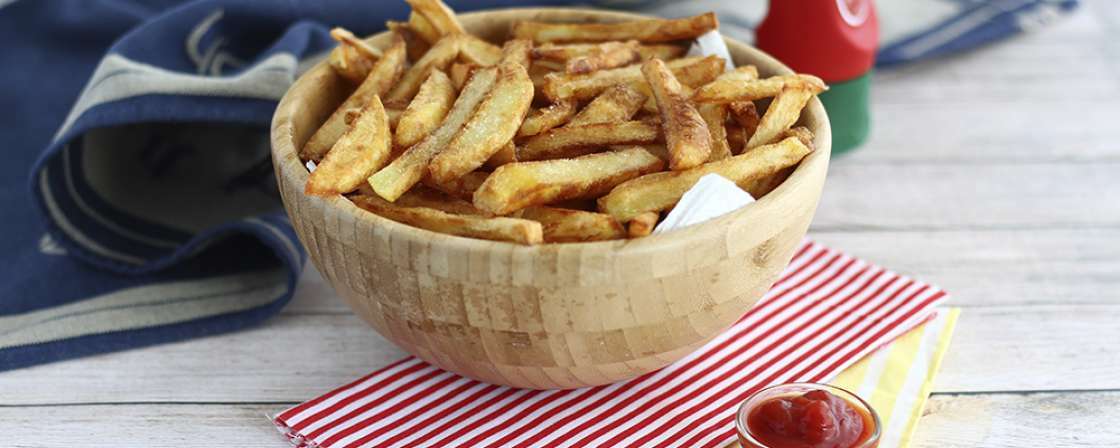 Crujientes patatas fritas, perfectas como acompañaiento