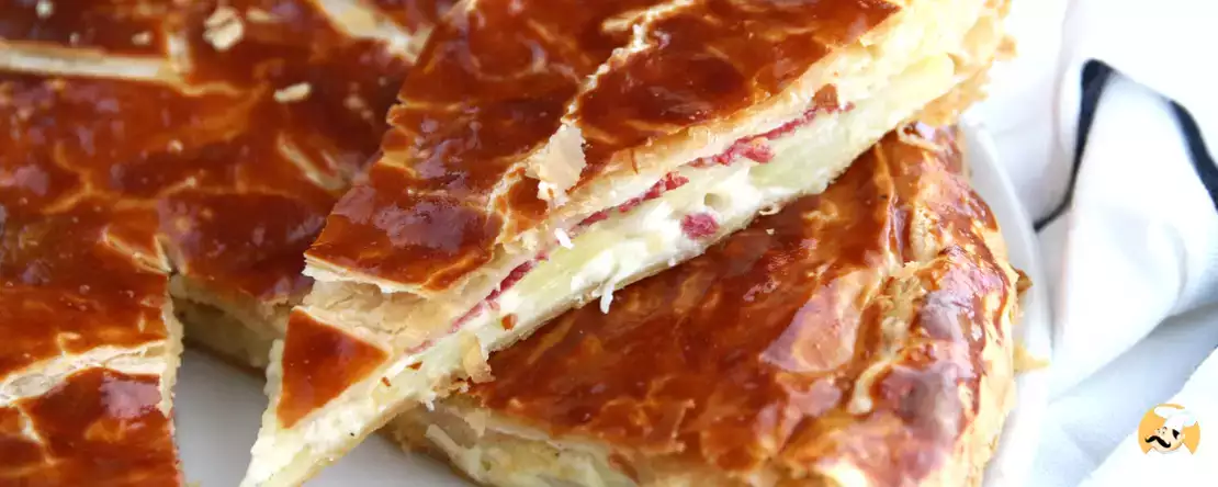 Una galette de queso para el gusto de todos!