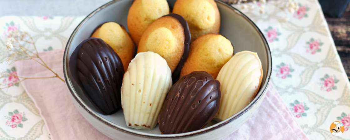 Madeleines con chocolate ¿te atreves con esta versión francesa de las magdalenas?