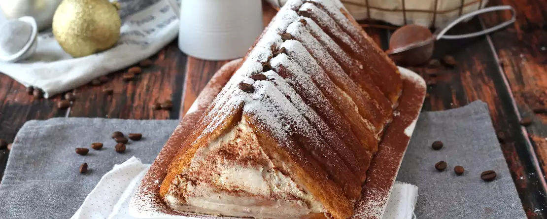 ¡No necesitas molde para hacer este tronco navideño!