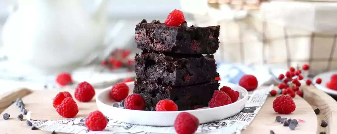 Todo el carácter del chocolate con el frescor de la frambuesa