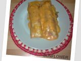 Receta canelones de jamón york con bechamel de tomate