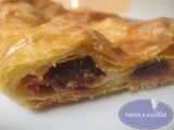 Receta Entrevista en el diario de cádiz y empanada de jamón, dátiles y queso de cabra