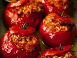 Receta Tomates rellenos de arroz basmati y queso