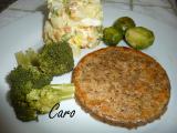 Receta Hamburguesa con harina de habas