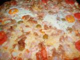 Receta Pizza de mar, tierra y aire