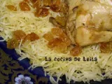 Receta Cuscus de fideos con pollo escondido - seffa madfon