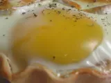 Receta Tartaleta de tomate, huevo y queso de cabra