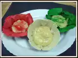 Receta Tortillas de colores al caramelo