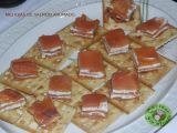 Receta Milhojas de salmón ahumado