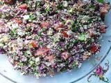 Receta Ensalada a base de trigo burgol y repollo morado