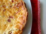 Receta Quiche de piquillos, atún y feta