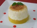 Receta Arroz con leche con gelatina de mango