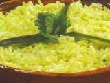 Receta Receta de arroz verde o poblano comida mexicana