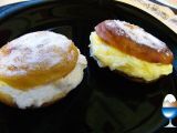 Receta Bombas de nata y crema