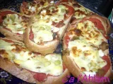 Receta Pizza rápida: pannini con pan de pagès