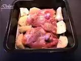 Receta Pollo al horno con girgolas