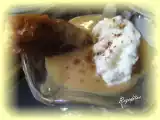 Receta Torrijas de fartons y horchata con helado de albaricoque