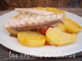 Receta Doradas al horno con patatas en fussioncook